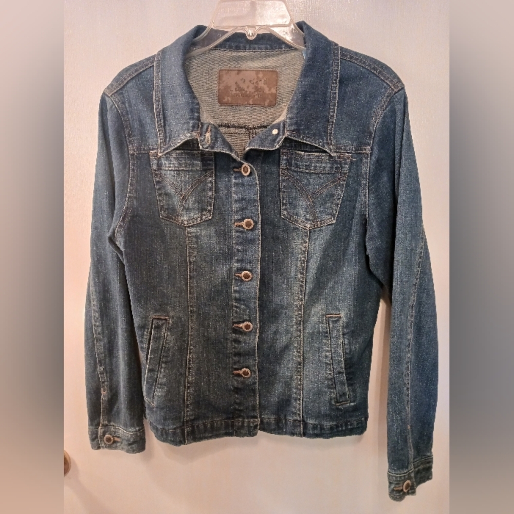 Duck Head Denim Jacket Womens Petite Large